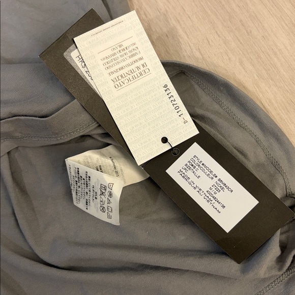 Armani Exchange Light Gray Short Sleeve Tee - Picture 2 of 6